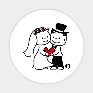 Wedding Couple Magnet